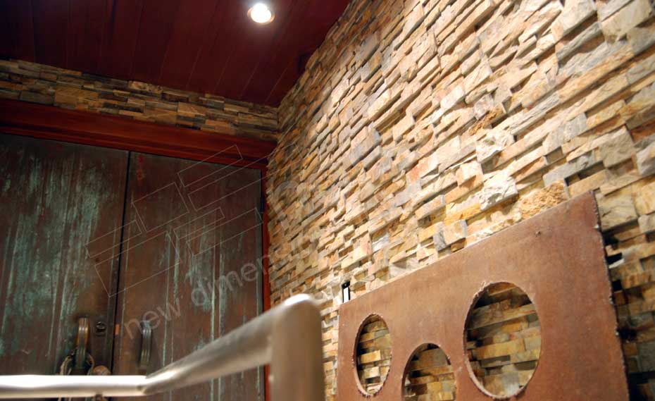 Natural Stacked Stone Veneer Cellar